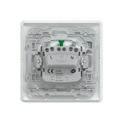 Lot de 5 prises avec terre complet Ovalis, SCHNEIDER ELECTRIC, blanc