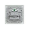 Lot de 5 prises avec terre complet Ovalis, SCHNEIDER ELECTRIC, blanc