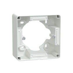 Boîte support pour montage saillie 36mm Ovalis, SCHNEIDER ELECTRIC, blanc