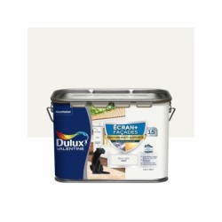 Peinture facade Ecran + multi-supports DULUX VALENTINE, blanc, 2.5 l