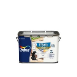 Peinture facade Ecran + multi-supports DULUX VALENTINE, blanc, 2.5 l