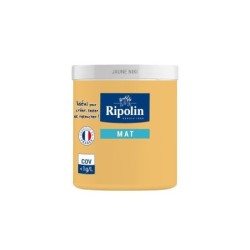 Testeur peinture jaune niki mat Interieur RIPOLIN 75 ml