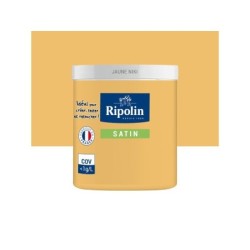 Testeur peinture jaune niki satine Interieur RIPOLIN 75 ml