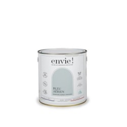 Peinture aspect velours murs, boiseries et radiateurs, biosourcée, ENVIE, bleu aérien, 2 litres