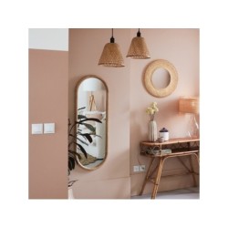 Peinture aspect velours murs, boiseries et radiateurs, biosourcée, ENVIE, rose ecaille, 2 litres