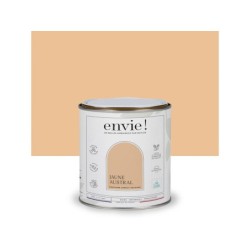 Peinture aspect velours murs, boiseries et radiateurs, biosourcée, ENVIE, jaune austral, 0.5 litre