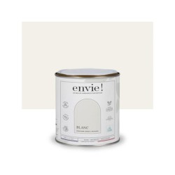 Peinture aspect velours murs, boiseries et radiateurs, biosourcée ENVIE, blanc, 0.5 litre