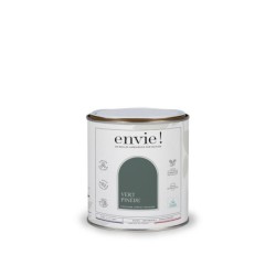 Peinture aspect velours murs, boiseries et radiateurs, biosourcée, ENVIE, vert pinede, 0.5 litre