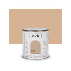 Peinture aspect velours murs, boiseries et radiateurs, biosourcée, ENVIE, beige dune, 0.5 litre