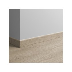 2 plinthes 7,5 x 60 cm épaisseur 9 mm bois chene  blanc 01