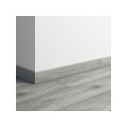 2 plinthes 7,5 x 60 cm épaisseur 9 mm bois gris clair 06