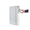 Radiateur électrique connecté inertie sèche 1000W UNIV'R CHAUFFAGE Volupta blanc