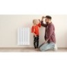 Radiateur électrique connecté inertie sèche 750W UNIV'R CHAUFFAGE Volupta blanc