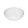 Vasque à poser céramique rond Essential Diam.33 cm blanc brillant