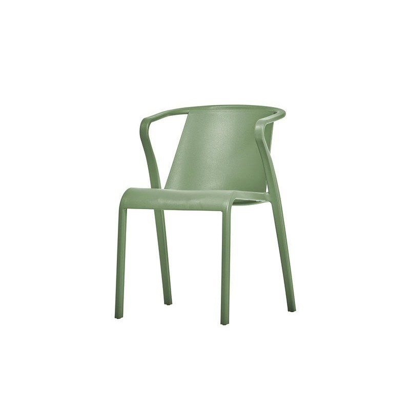 Fauteuil de jardin empilable FADO en polypropylene renforce, OLIVE