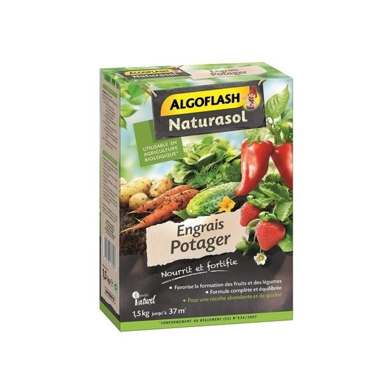 Engrais potager ALGOFLASH, 1,5 kg