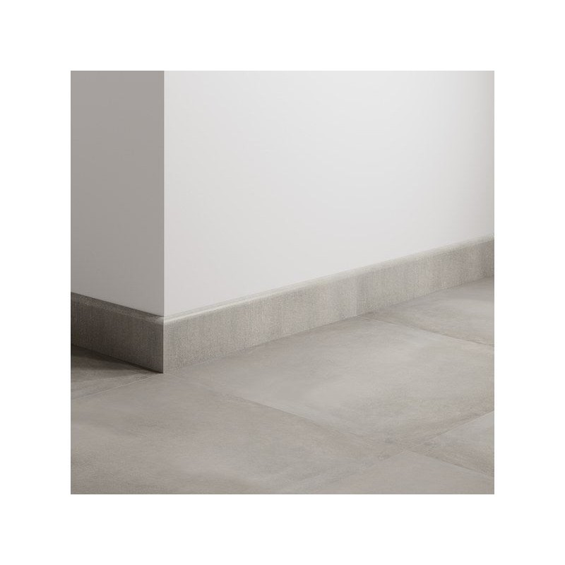 Lot de 3 plinthes Béton gris moyen n°17, l. 8 x L. 45 cm, Ep.8.2 mm