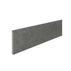 Lot de 3 plinthes Béton anthracite n°30, l. 8 x L. 45 cm, Ep.8.2 mm