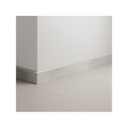 Lot de 3 plinthes Béton gris clair n°20, l. 8 x L. 45 cm, Ep.8.2 mm