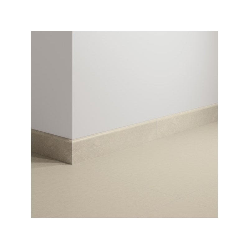 Lot de 3 plinthes Béton gris clair n°42, l. 8 x L. 45 cm, Ep.8.2 mm