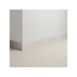 Lot de 2 plinthes Béton gris clair n°27, l. 8 x L. 60 cm, Ep.9 mm