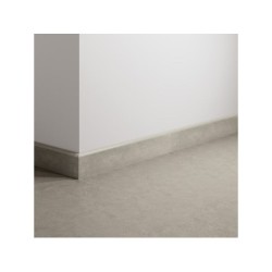 Lot de 3 plinthes Béton gris clair n°82, l. 8 x L. 45 cm, Ep.8.2 mm