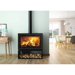 Poêle à bois Milan Bucher Ecodesign, 7.2 kW noir