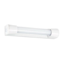 Réglette led pour salle de bain Bagno S19 l'interrupteur + prise, ARIC, L.35.1 cm 7.2 W blanc