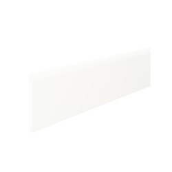 Lot de 3 plinthes Uni blanc n31, h. 8 x h. 45 cm, Ep.8.2 mm