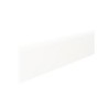 Lot de 3 plinthes Uni blanc n31, h. 8 x h. 45 cm, Ep.8.2 mm