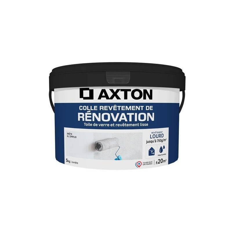 Colle Pâte toile de verre et rénovation lourd AXTON, 5 kg