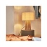 Lampe Mikona, acier, beige, H.40 cm INSPIRE, E27