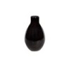 Vase verre noir, Noctis, 19 x 31 cm