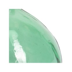 Vase verre vert, Organic, 18 x 18 cm