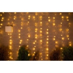 Rideau lumineux extérieur LED 400 ampoules blanc chaud 400 Lumen Luceo NEWGARDEN