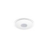 Plafonnier SDB connecte led design metal blanc IP44 INSPIRE Vizzini Enki D.40 cm