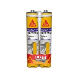 Lot de 2 mastics colle blanc 300 ml Sikaflex PRO 11 FC Purform SIKA