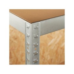 Etagère métal  bois l90 x H180 x P40cm 5 tablettes SPACEO