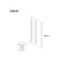 Lot de 4 poignées INSPIRE pour 2 portes coulissantes Evo'm H.230,4 cm blanc