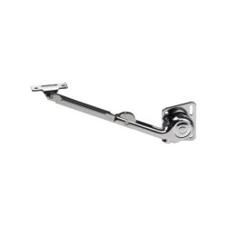 Compas d'abattant 18 cm chrome HETTICH