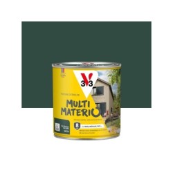 Peinture extérieure bois, fer, plastique V33 vert basque satiné 0.5l