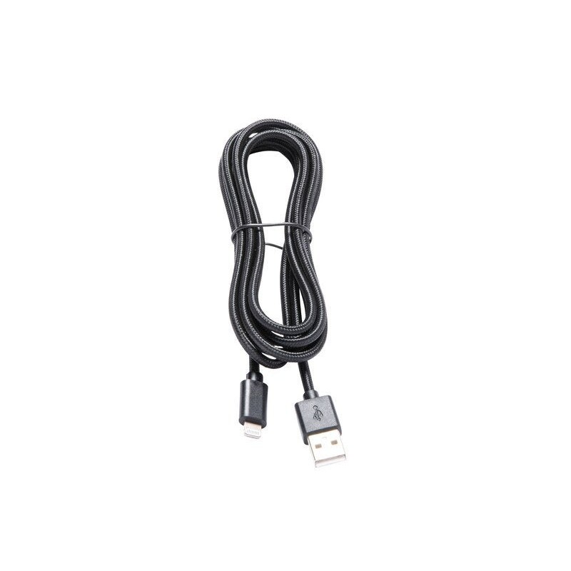 Câble usb a/lightning LEXMAN, 2 mètres, noir