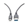 Câble éco-conçu USB A/USB C, 2m, noir, LEXMAN