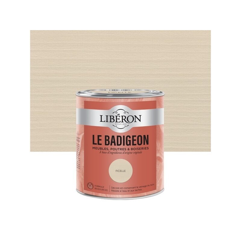 Badigeon LIBERON ficelle mat 0.75 l