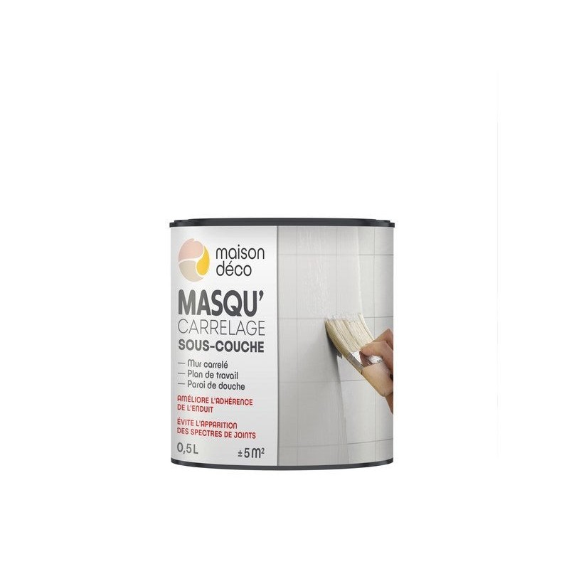 Sous-couche Masqu'carrelage, MAISON DECO, incolore, 0.5 litre