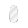 Miroir ovale Glam laiton, l.40 x H.78 cm