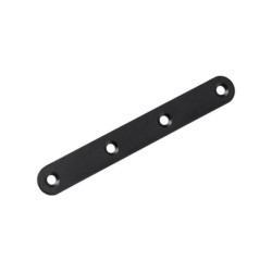 Patte d'assemblage acier noir HETTICH, L. 120 mm x l.15 mm x H.0.2 cm