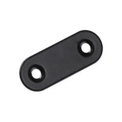 Patte d'assemblage acier noir HETTICH, L. 40 mm x l.15 mm x H.0.2 cm