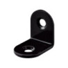 Lot de 10 équerres de chaise acier noir HETTICH, L.10 mm x l.1.5 mm x H.2 cm