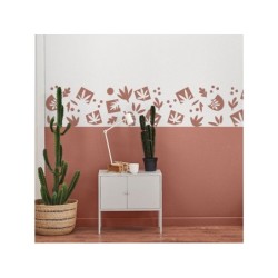 Pochoir L, Plantes decoupees, MAISON DECO